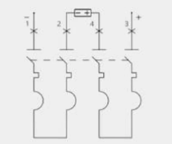 4P DC1000V 40A 6KA DC miniature circuit breaker